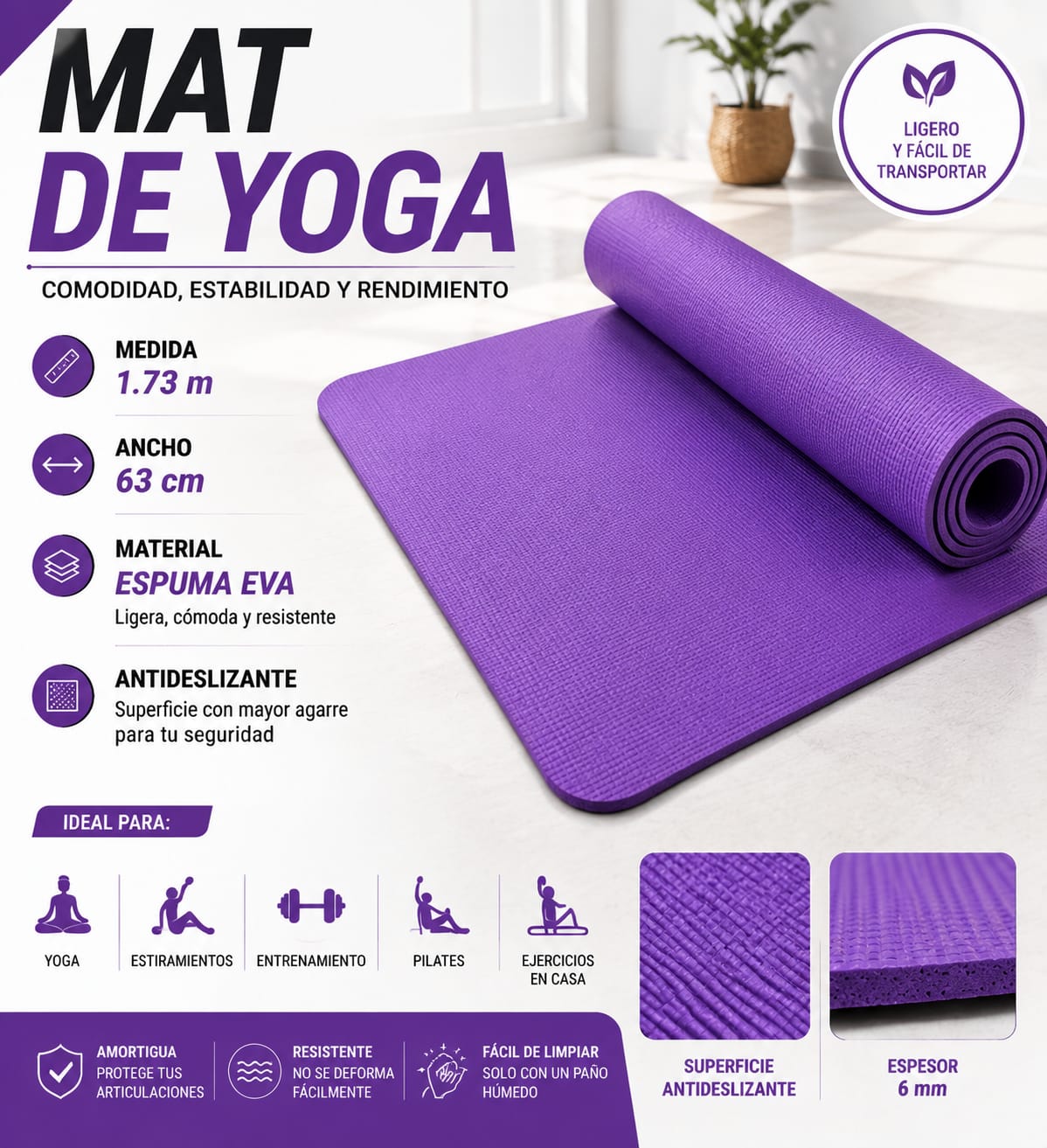 MAT ESPUMA 15MM